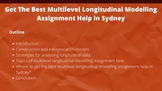 Multilevel Longitudinal Modelling Assignment Help