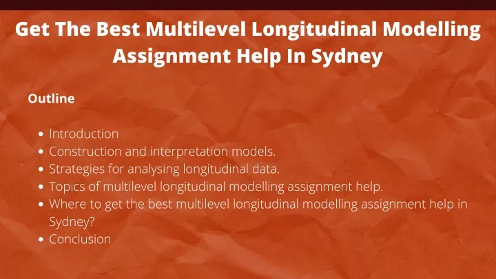 get the best multilevel longitudinal modelling