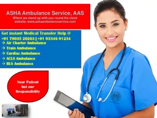 Check & Travel with Ambulance Service in Patna | ASHA