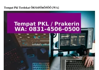 Tempat Pkl Terdekat Ô831_45Ô6_Ô5ÔÔ(WA)