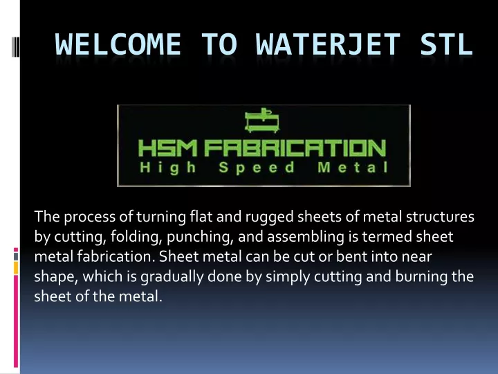 welcome to waterjet stl