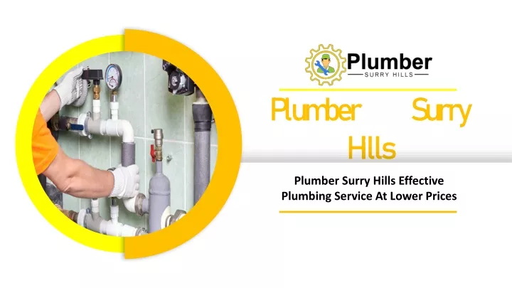 plumber surry hills