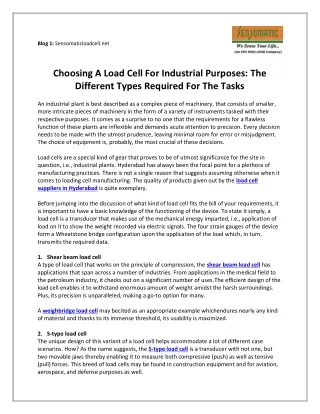 blog 1 sensomaticloadcell net