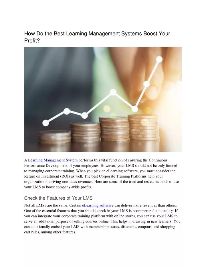 how do the best learning management systems boost