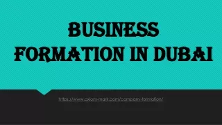 business formation in dubai