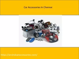Car Accessories In Chennai