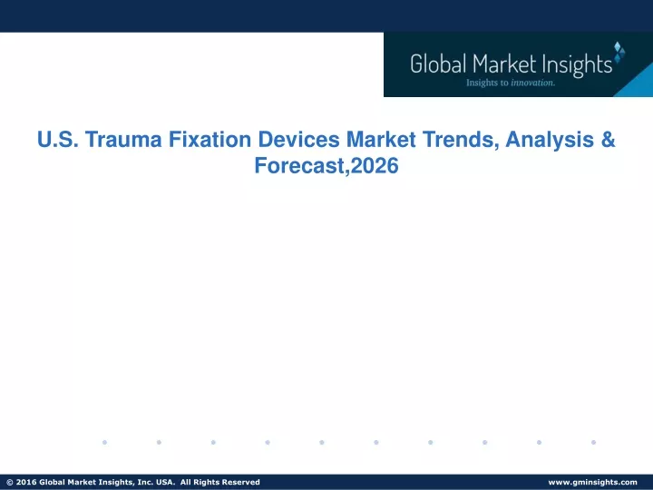 u s trauma fixation devices market trends