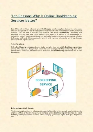 Best Professional BookKeeping Services And Accounting Services