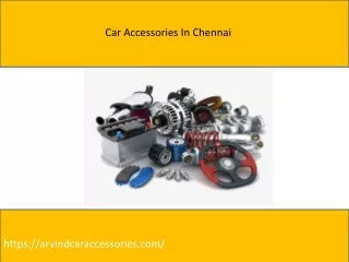 Car accessories dealers in Chennai