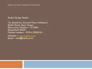 design and print companies in rajasthan