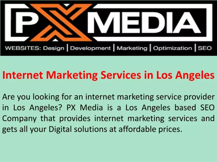 internet marketing services in los angeles