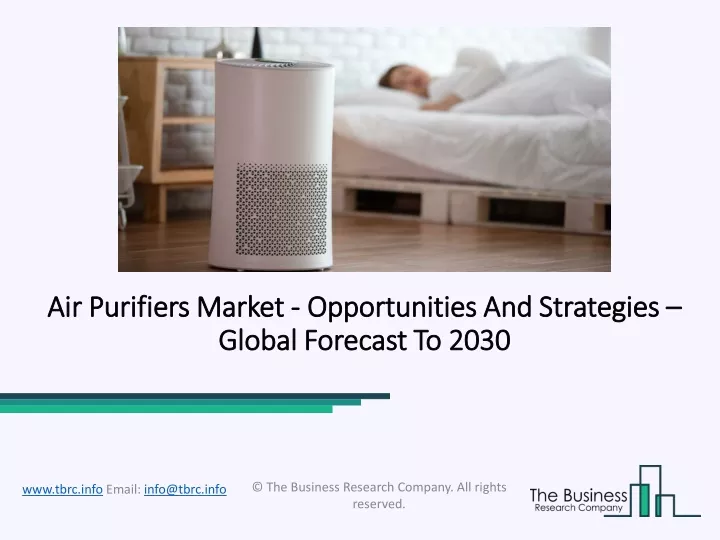 air purifiers market opportunities and strategies global forecast to 2030
