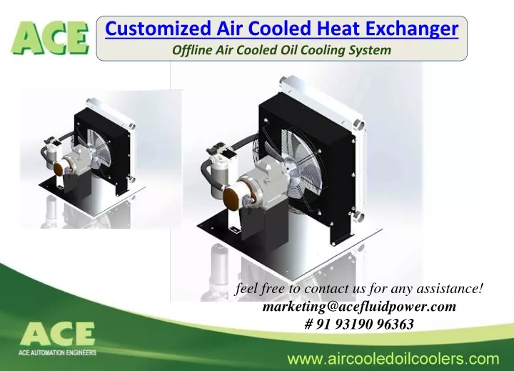 customized air cooled heat exchanger offline