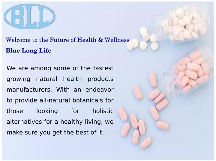 welcome to the future of health wellness blue