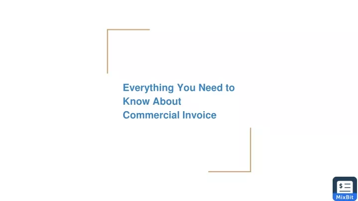 everything you need to know about commercial invoice