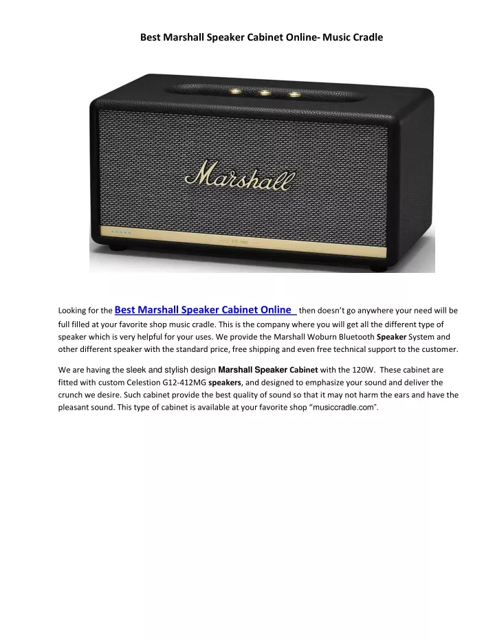 best marshall speaker cabinet online music cradle