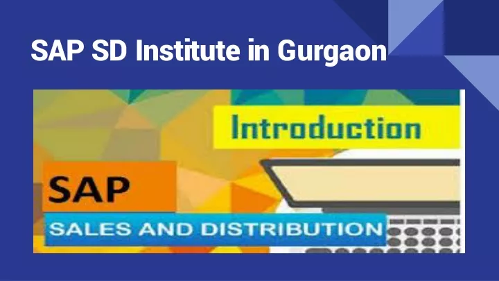 sap sd institute in gurgaon