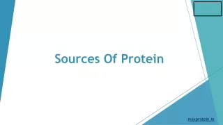 sources of protein