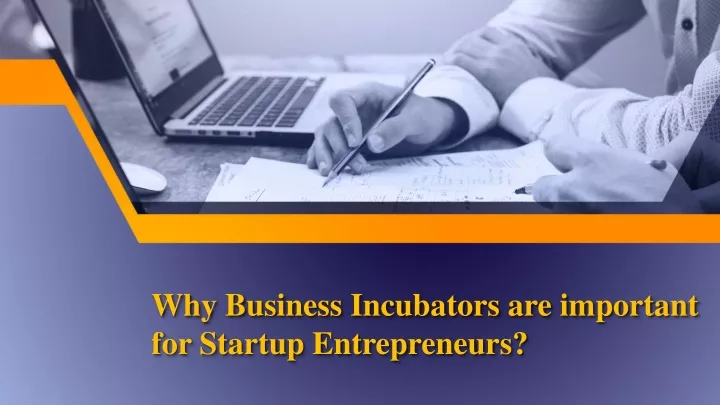why business incubators are important for startup entrepreneurs