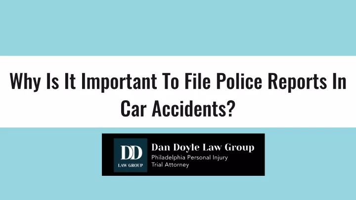 why is it important to file police reports