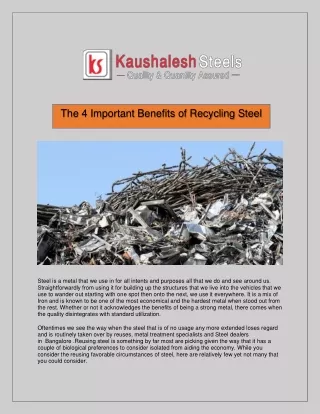 Steel and Cement Dealers in Bangalore