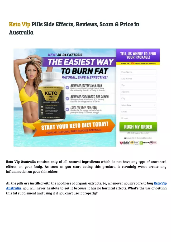 keto vip pills side effects reviews scam price