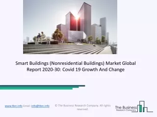 Smart Buildings (Nonresidential Buildings) Market Size, Growth, Opportunity and Forecast to 2030