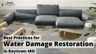 Best Practices for Water Damage Restoration Raytown MO