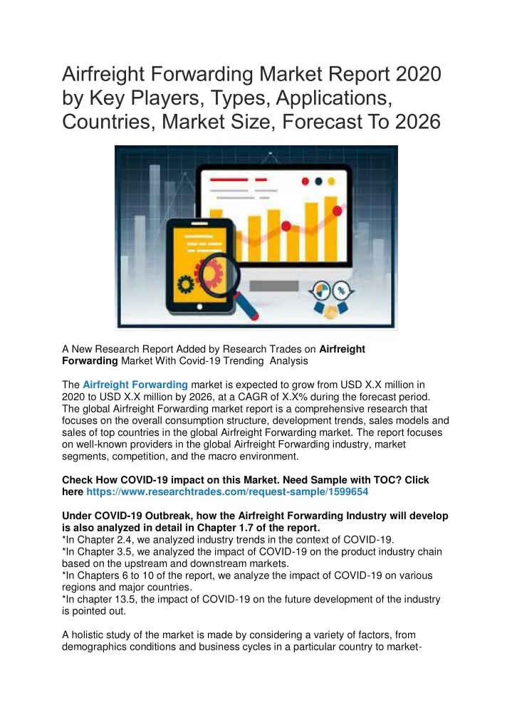 airfreight forwarding market report 2020