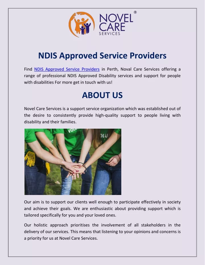 ndis approved service providers