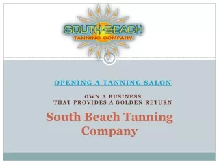 south beach tanning company