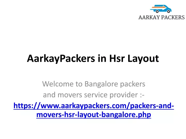 aarkaypackers in hsr layout