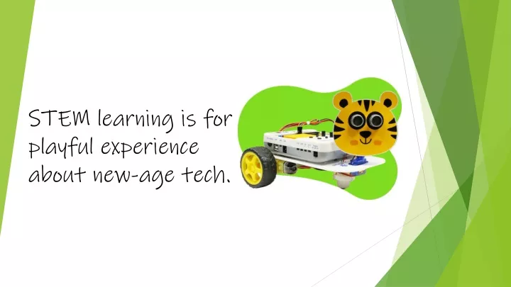 stem learning is for playful experience about