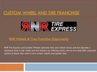 custom wheel and tire franchise