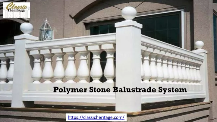 polymer stone balustrade system