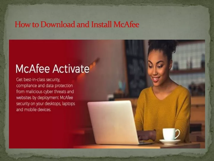 how to download and install mcafee