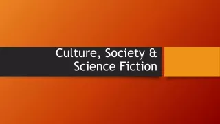 culture and science fiction