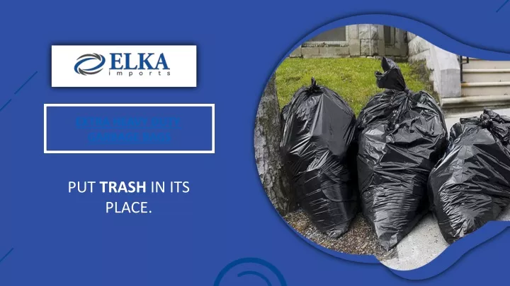 extra heavy duty garbage bags
