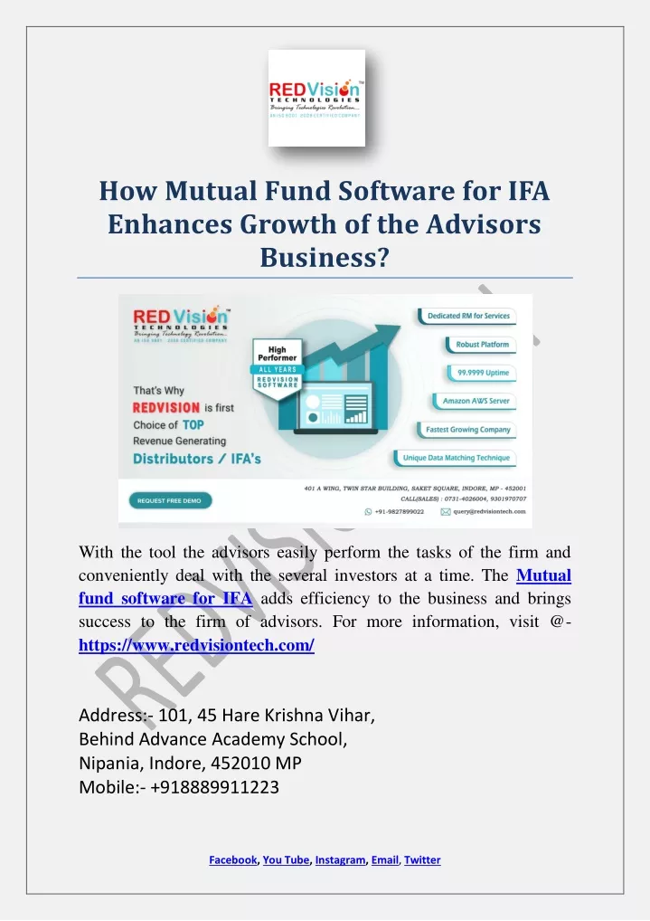 how mutual fund software for ifa enhances growth