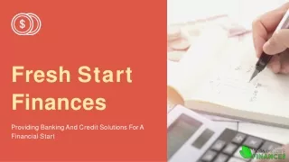 fresh start finances
