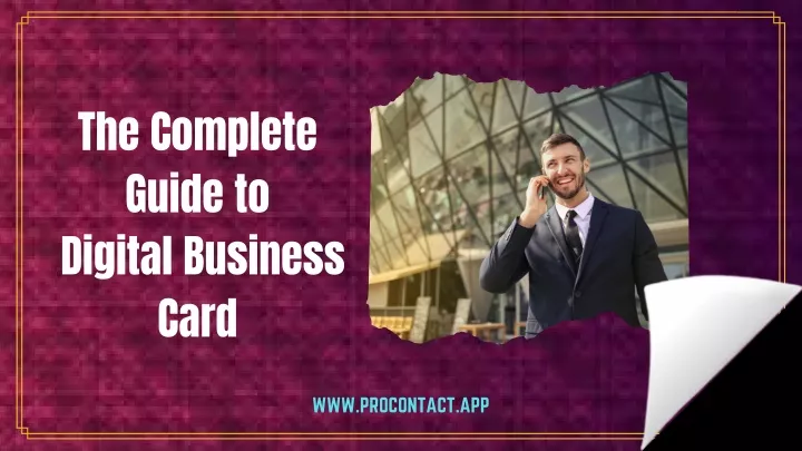 the complete guide to digital business card