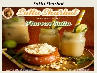 Sattu Sharbat |Low Investment Franchise
