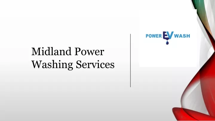 midland power washing services