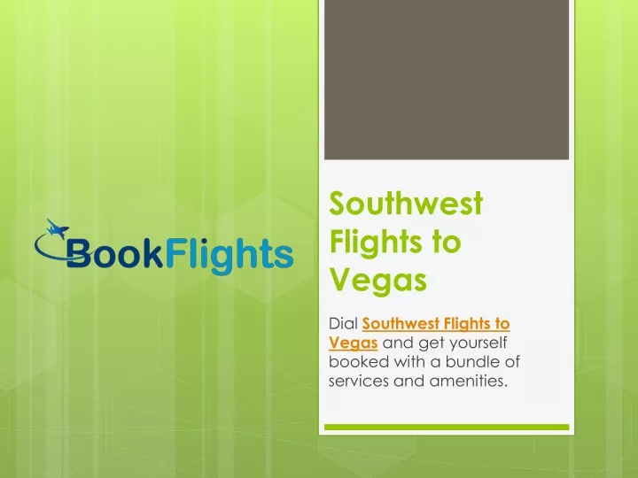 southwest flights to vegas