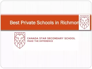 Canada Star Secondary School - Best Private School in Richmond, BC