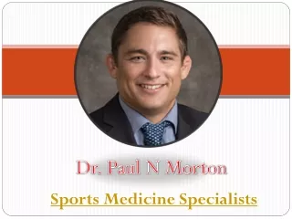 Sports Medicine Doctor