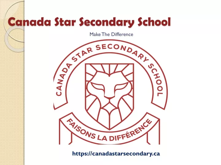canada star secondary school
