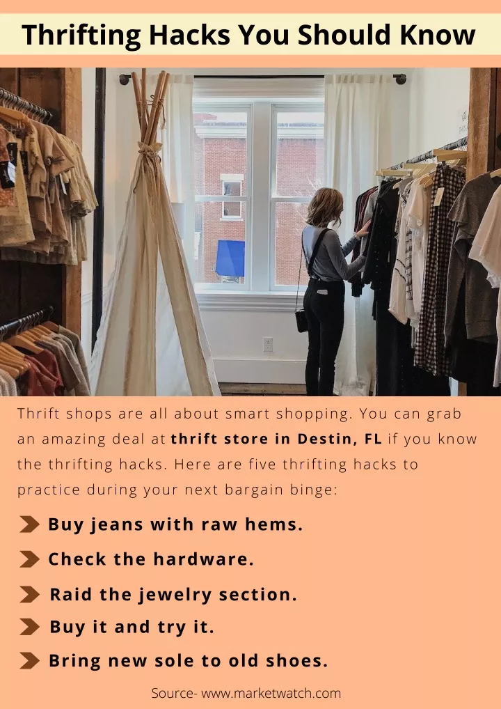 thrifting hacks you should know