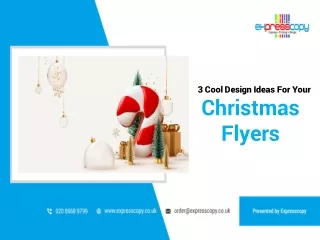 3 Cool Design Ideas For Your Christmas Flyers
