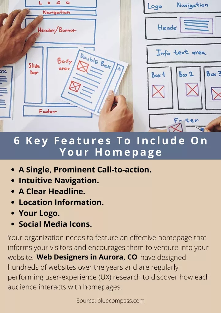 6 key features to include on your homepage
